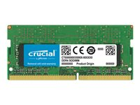 Crucial - DDR4 - modul - 4 GB - SO DIMM 260-pin - 2400 MHz / PC4-19200 - CL17 - 1.2 V - ikke-bufret - ikke-ECC CT4G4SFS824A
