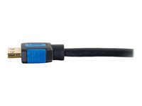 C2G 6ft HDMI Cable with Gripping Connectors - High Speed 4K HDMI Cable - 4K 60Hz - M/M - HDMI-kabel med Ethernet - HDMI hann til HDMI hann - 1.83 m - dobbeltisolert - svart - 4K-støtte 29677