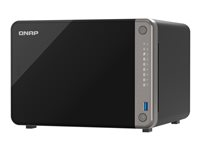 QNAP TS-AI642 - NAS-server - 6 brønner - SATA 6Gb/s - RAID 0, 1, 5, 6, 10, 50, JBOD - RAM 8 GB - Gigabit Ethernet / 2.5 Gigabit Ethernet - iSCSI støtte TS-AI642-8G