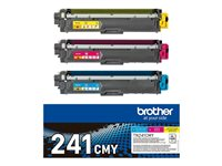 Brother TN241CMY - 3-pack - gul, cyan, magenta - original - tonerpatron - for Brother DCP-9015, DCP-9020, HL-3140, HL-3150, HL-3170, MFC-9140, MFC-9330, MFC-9340 TN241CMY