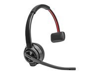Poly Savi 8410 Office - Savi 8400 series - hodesett - on-ear - DECT / Bluetooth - trådløs - svart - Certified for Microsoft Teams 8L5A9AA#ABB