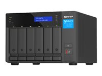 QNAP TVS-H674 - NAS-server - 6 brønner - SATA 6Gb/s - RAID JBOD, 0, 1, 5, 6, 10, 50, TM, RAID TP - RAM 32 GB - Gigabit Ethernet / 2.5 Gigabit Ethernet - iSCSI støtte TVS-H674-I5-32G