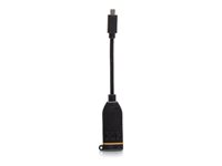 C2G Micro HDMI to HDMI Dongle Adapter Converter for AV Adapter Ring - HDMI-kabel - 19 pin micro HDMI Type D hann loddet til HDMI hunn loddet - svart - 4K-støtte, 1080p-støtte, 4K 30Hz støtte C2G30067
