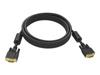 Vision Professional - VGA-kabel - HD-15 (VGA) (hann) til HD-15 (VGA) (hann) - 10 m - tommelskruer - svart TC 10MVGAP/BL