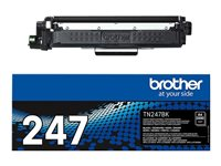 Brother TN247BK - Svart - original - tonerpatron - for Brother DCP-L3510, L3517, L3550, HL-L3270, L3290, MFC-L3710, L3730, L3750, L3770 TN247BK