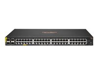 HPE Aruba Networking CX 6100 48G Class4 PoE 4SFP+ 740W Switch - Switch - L3 - Styrt - 48 x 10/100/1000 (PoE+) + 4 x 1 Gigabit / 10 Gigabit SFP+ (opplink) - side til side-luftflyt - rackmonterbar, veggmonterbar - PoE+ (740 W) - CTO R9Y04A#ABB