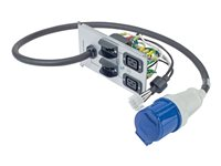 APC - Strømfordelingslist - AC 230 V - inngang: strøm - utgangskontakter: 3 (IEC 60320 C19, IEC 60309) - for Symmetra RM 12kVA, 2kVA, 4kVA, 6, 8kVA SYPD10