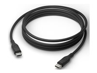 dbramante1928 IT - USB-kabel - 24 pin USB-C til 24 pin USB-C - 2 m - up to 100W charging power - svart CB20CCBL4389