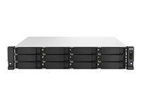 QNAP TS-H1887XU-RP - NAS-server - 18 brønner - kan monteres i rack - SATA 6Gb/s - RAID 0, 1, 5, 6, 10, 50, 60, JBOD - RAM 16 GB - 2.5 Gigabit Ethernet / 10 Gigabit Ethernet - iSCSI støtte - 2U TS-H1887XU-RP-E2334-16G