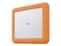 LaCie Rugged RAID Shuttle STHT8000800 - Harddiskarray - 8 TB - 2 brønner - HDD 4 TB x 2 - USB 3.1 (ekstern) - med 3 years Rescue Data Recovery Service Plan STHT8000800