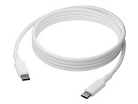 dbramante1928 IT - USB-kabel - 24 pin USB-C til 24 pin USB-C - 2 m - up to 100W charging power CB20CCWH7241