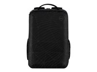 Dell Essential Backpack 15 - Notebookryggsekk - 15" - svart reflektiv utskrift med opphumpet tekstur - 3 Years Basic Hardware Warranty - for Latitude 3320, 3520, 7420; Vostro 13 5310, 14 5410, 15 35XX, 15 5510, 15 7510, 5415, 5515 ES-BP-15-20