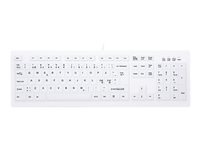Active Key MedicalKey AK-C8100 - Tastatur - USB - Nordisk - hvit AK-C8100F-UVS-W/NOR