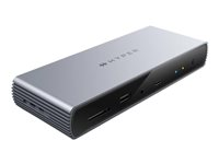 Targus HyperDrive - Dokkingstasjon - for bærbar - USB-C / Thunderbolt 4 - 11-slot - HDMI, 2 x Thunderbolt - 2.5GbE HDTB4D-EU