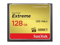 SanDisk Extreme - Flashminnekort - 128 GB - 567x - CompactFlash SDCFXSB-128G-G46