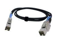 QNAP CAB-PCIE10M-8644-4X - SAS ekstern kabel - 36 pin 4x Mini SAS HD (SFF-8644) (hann) til 36 pin 4x Mini SAS HD (SFF-8644) (hann) - 1 m CAB-PCIE10M-8644-4X
