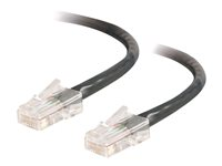 C2G Cat5e Non-Booted Unshielded (UTP) Network Crossover Patch Cable - Krysskabel - RJ-45 (hann) til RJ-45 (hann) - 1 m - UTP - CAT 5e - flertrådet, uniboot - svart 83315