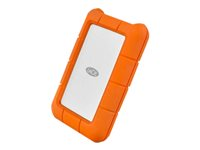 LaCie Rugged Secure STFR2000403 - Harddisk - kryptert - 2 TB - ekstern (bærbar) - USB 3.1 Gen 1 (USB-C kontakt) - 256-bit AES - med 2-års Rescue Data Recovery Service Plan STFR2000403