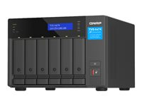 QNAP TVS-H674 - NAS-server - 6 brønner - SATA 6Gb/s - RAID JBOD, 0, 1, 5, 6, 10, 50, TM, RAID TP - RAM 16 GB - Gigabit Ethernet / 2.5 Gigabit Ethernet - iSCSI støtte TVS-H674-I3-16G