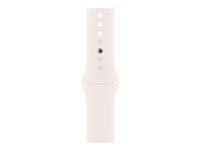 Apple - Klokkestropp for smart armbåndsur - 46mm - S/M-størrelse - lys blush MXM83ZM/A