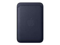 Apple - Lomme for mobiltelefon / kredittkort - MagSafe-samsvar - mikrotvill, FineWoven - marineblå MGH94ZM/A